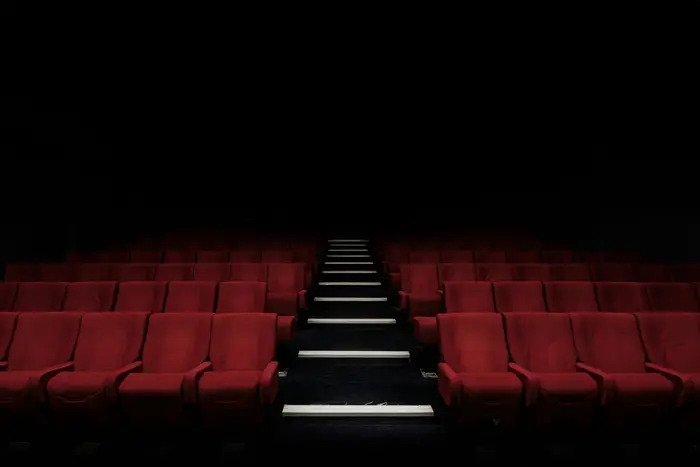 Movie theater seating.